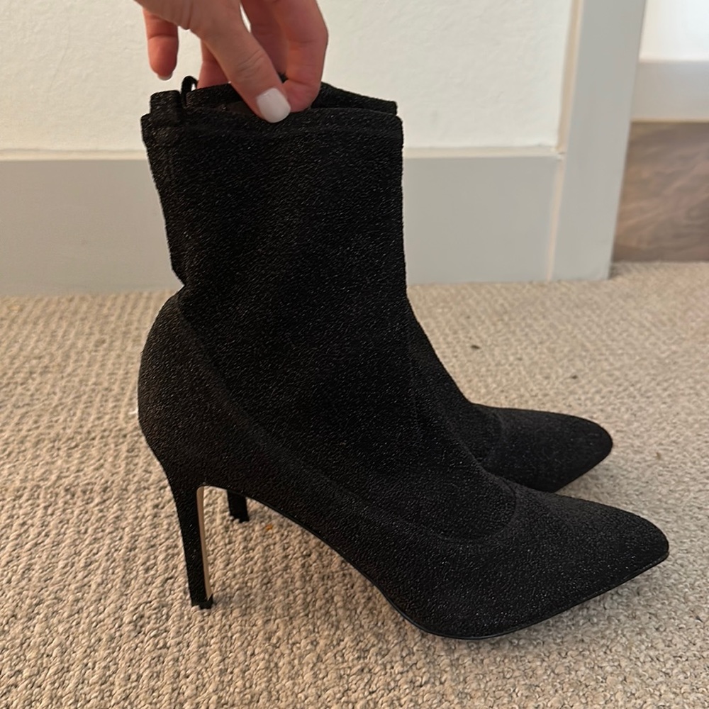 Sam Edelman Shimmer Heeled Bootie